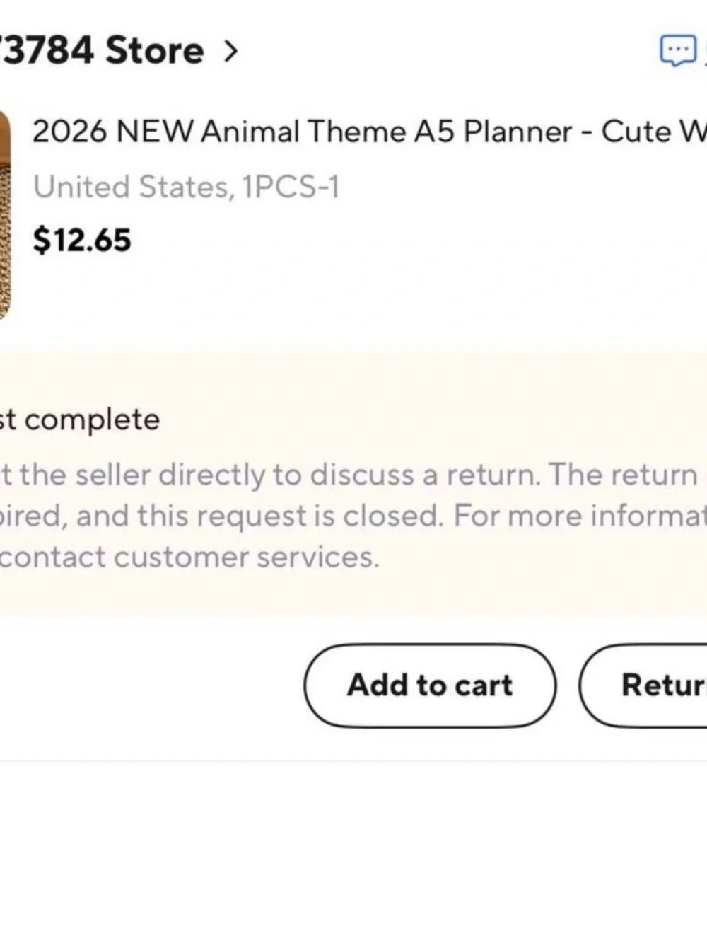 2026 Teal Animal Pattern Pocket Journal - Unbranded